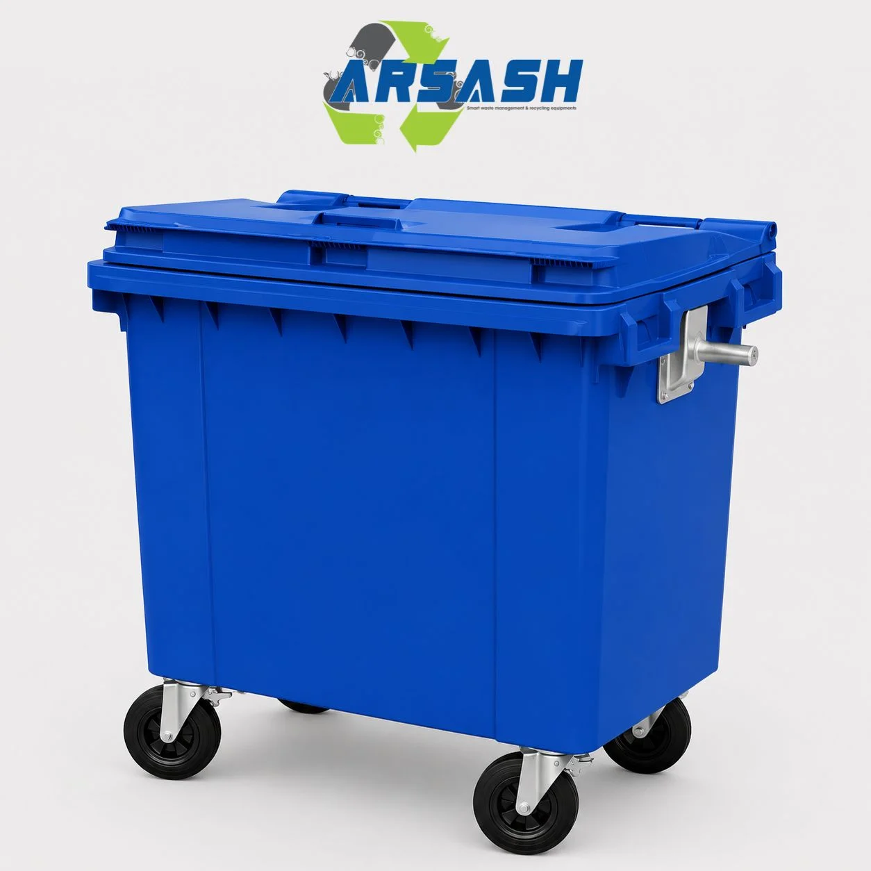 ARSASH Wheel Waste Bin 660L